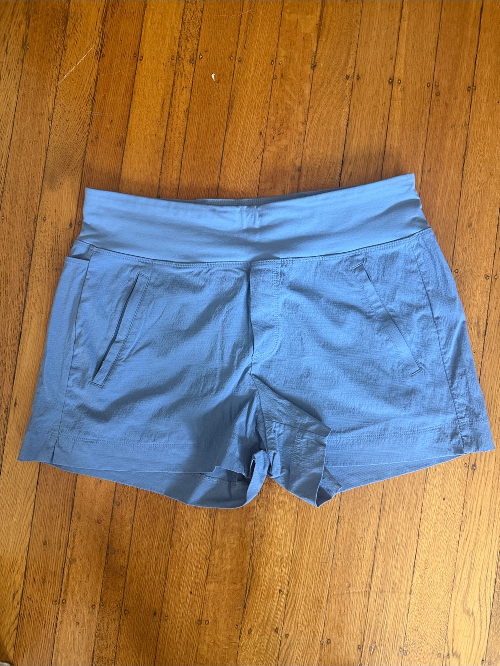 Athleta Light Blue Athletic Shorts